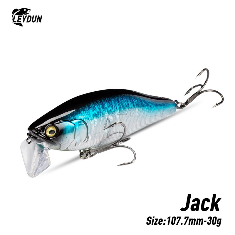 Fishing Lure Spinnerbait - I-JACK Minnow leurres de pêche 107.7mm