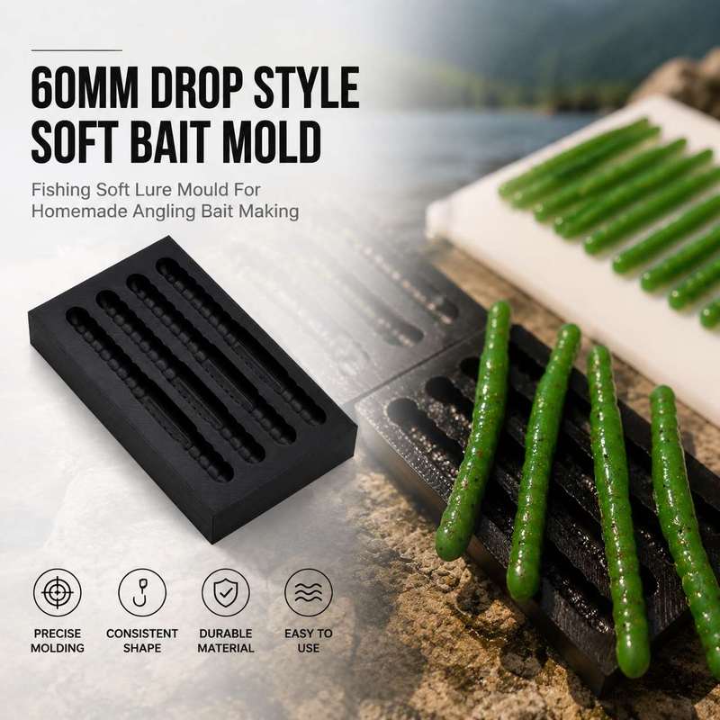 Fishing Lure Kit - Moule à appâts souples de type