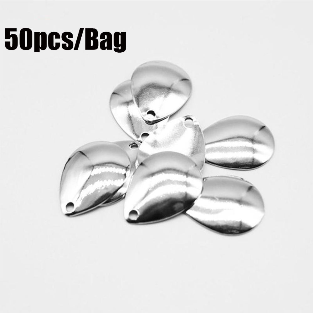 Fishing Lure Spinner - 50 leurres VIB rotatifs à paillettes