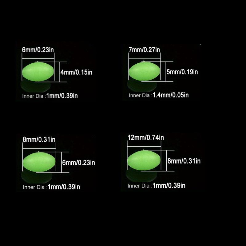 100 pcs/lot ovale nuit lumineu - Fishing Lure Making Kit avis et prix