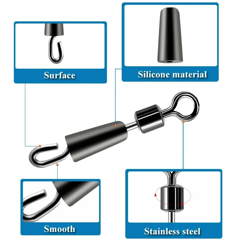 30-90 pièces Connecteur de pêc - Fishing Lure Accessories avis et prix