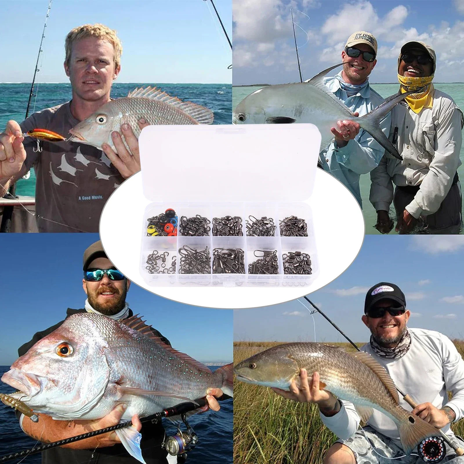 Kit de connecteurs pivotants d - Fishing Lure Box avis et prix