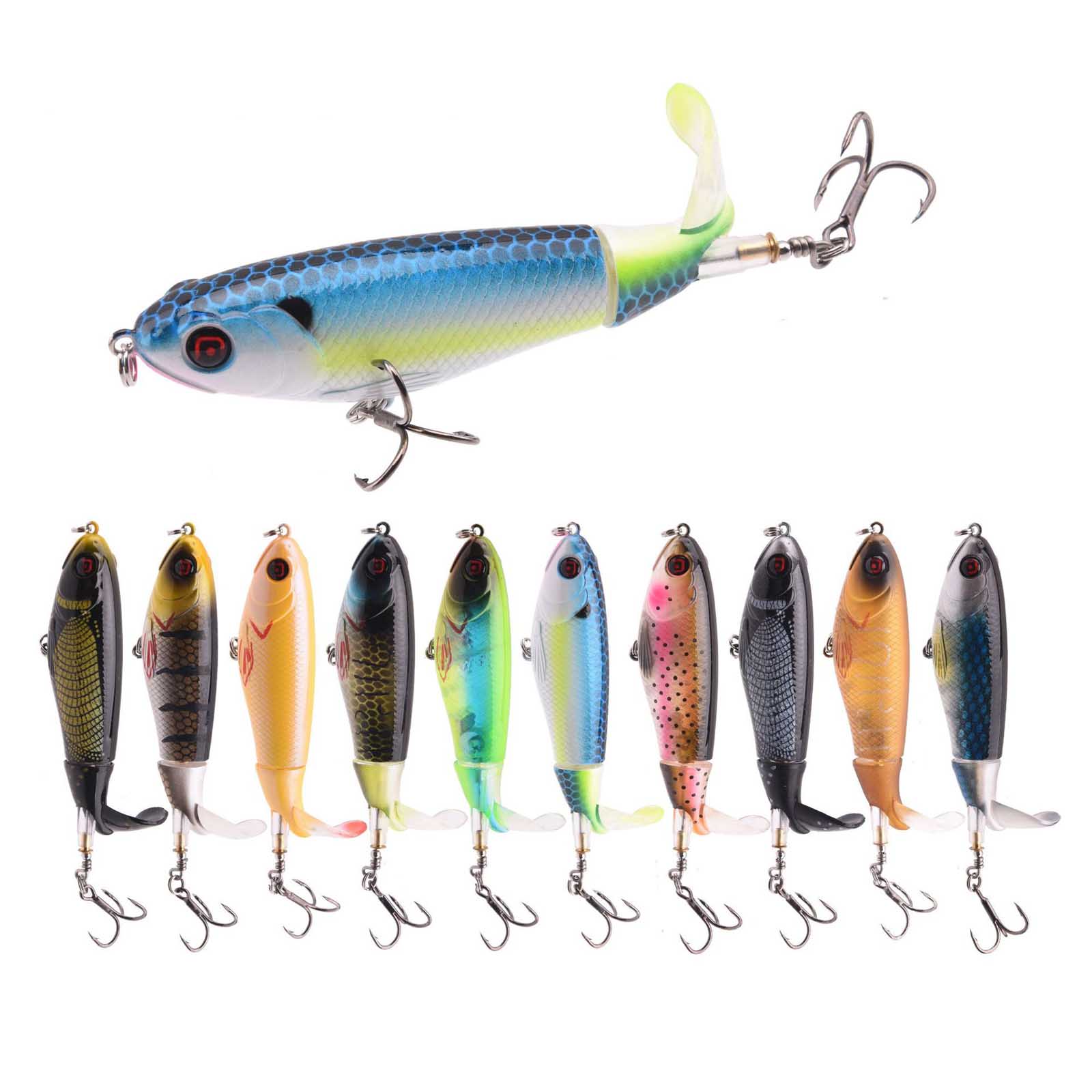 Leurre de surface à hélice 10, - Fishing Lure Popper avis et prix
