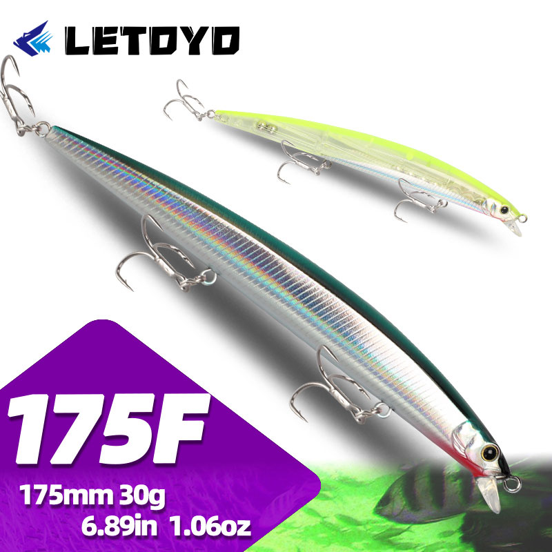 LETOYO 175mm 30g Nouvelle Leur - Fishing Lure Jerkbait avis et prix