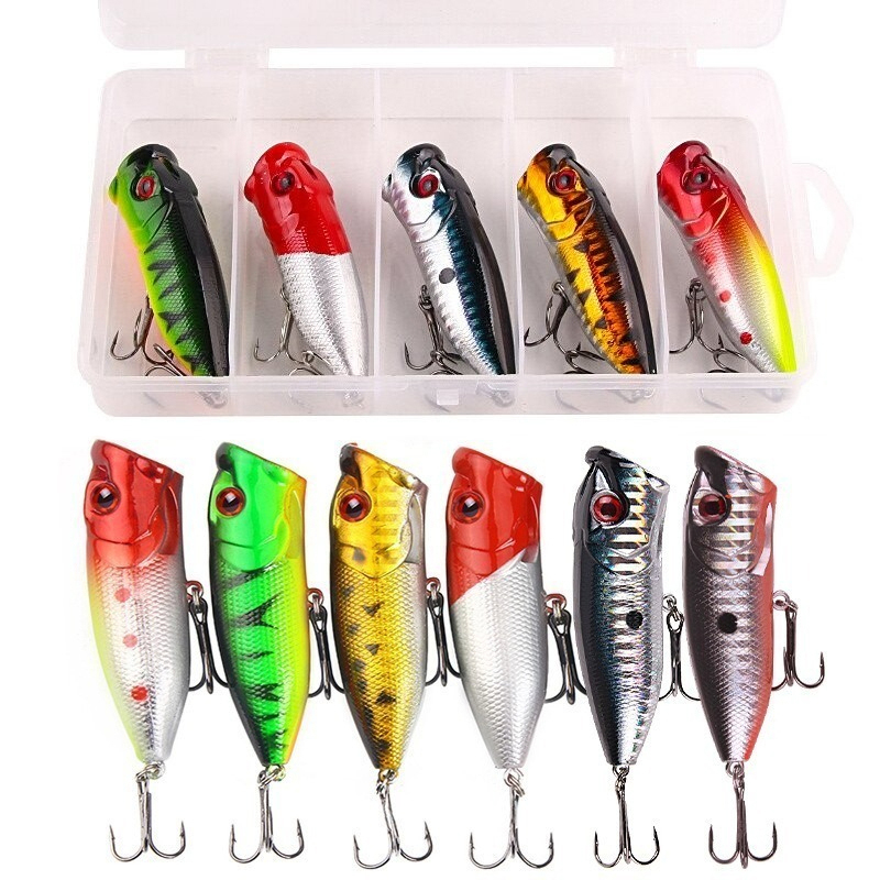 6 pièces 6 couleurs (sac opp)/ - Fishing Lure Popper avis et prix