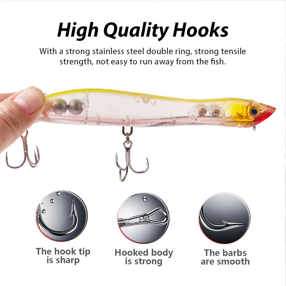 Leurre de pêche flottant 120mm - Fishing Lure Popper avis et prix