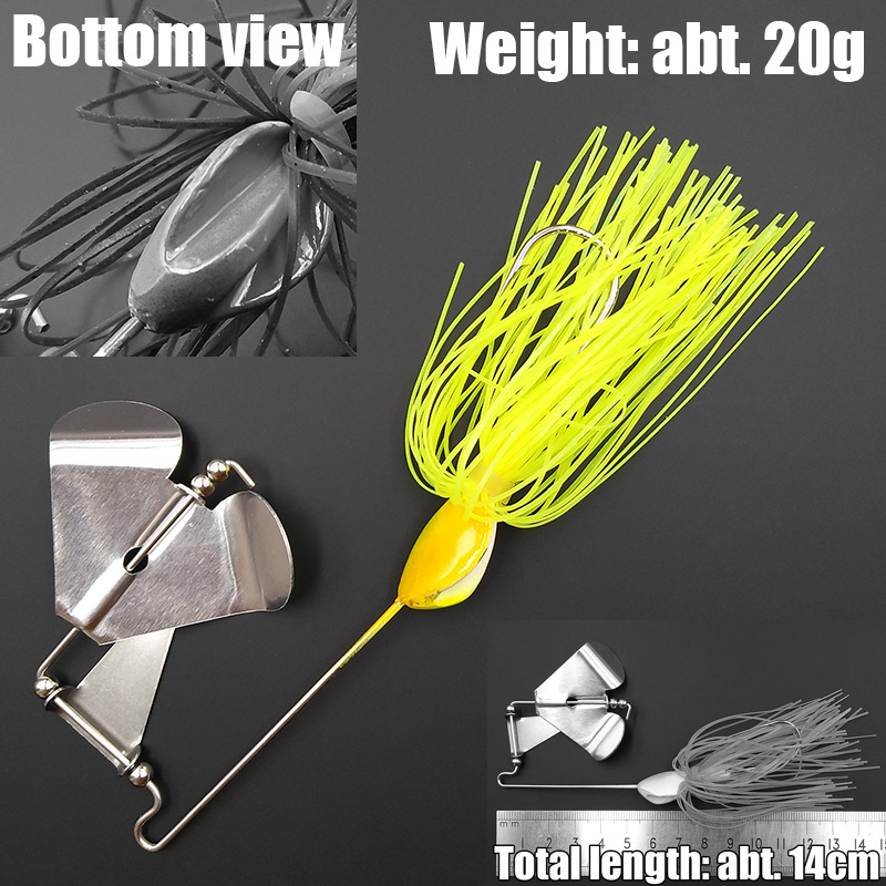 Wusanban Lunker Spinner appâts - Fishing Lure Buzzbait avis et prix